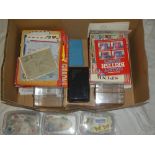 Various boxes of World stamps, covers, stamp catalogues,