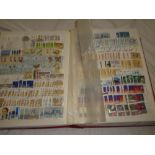 A large stock book containing World stamps including duplicated range of Germany, Australia etc.