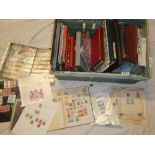 A large selection of various albums and stock books of mixed World stamps, stamps in packets,