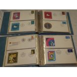 Two folder albums containing a collection of United Nations Commemorative first day covers