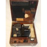 A Second War aircraft bubble-type sextant by The Bendix Aviation Corporation in fitted case