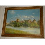 Giddins - oil on board Windsor Castle,