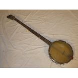 A five string banjo by John Grey & Sons London