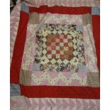 Two various old patchwork coverings