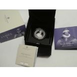A 2022 Royal Mint King James I 2oz silver proof coin,