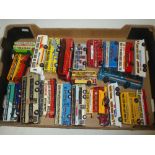 A selection of 21 various near mint diecast unboxed buses including Corgi etc.