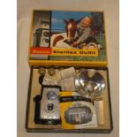 A Kodak Brownie Starflex outfit gift set in original box with instructions