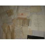 A selection of letters and correspondence mainly dated 1917,