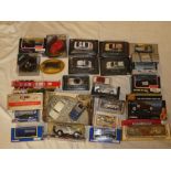 A large selection of various mint and boxed diecast vehicles including Corgi, Dinky,