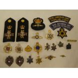 A collection of Chaplain's insignia from New Zealand,