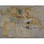 A selection of mainly 20th century Cornish invoices relating to the Launceston area