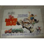 A full size film poster for the 1979 film "The Love Bug"