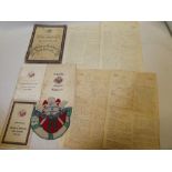 Various 43rd Wessex Division original news letters dated 1944,