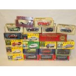 Fourteen various mint and boxed Vanguard diecast vehicles and a small selection of Matchbox Models