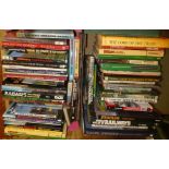 A large selection of railway books including Portrait of Steam,