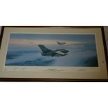 A coloured limited edition Iraq War aircraft print "The Calm Before The Storm",