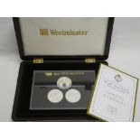 A 2011 Royal Wedding three piece silver £5 coin Set,