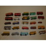 Twenty-four diecast buses by Corgi, Lledo etc.