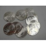 Ten z 1oz silver Austrian thaler coins