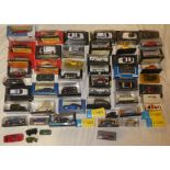 A selection of approximately 50 various mint and boxed diecast vehicles including Saico,