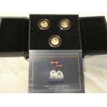 A 2020 80th Anniversary of the Battle of Britain three-piece commemorative coin set in silver with