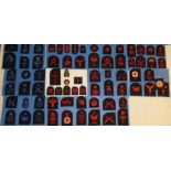 A collection of over seventy various Women's Royal Navy Rank and Proficiency cloth badges