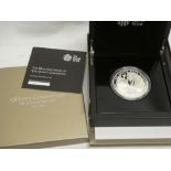 A 2013 60th Anniversary of the Queen's Coronation silver 5 oz proof coin,
