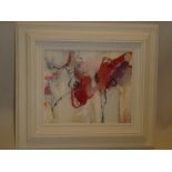 Dot Searle - oil on canvas "Opium", inscribed to verso with original receipt dated 2009,