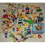A large selection of over 90 various M & M character figures and automated figures,