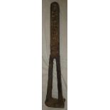 A London & South Western Railway cast-iron boundary marker 36" long