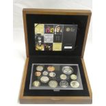 A 2010 Royal Mint Executive proof coin set,
