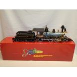A Bachmann 1:20 scale electric model American 2-6-0 Mogul locomotive and tender,