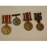 A George VI Special Constabulary long service medal awarded to Richard Harrison;