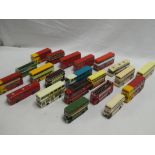 A collection of 20 Exclusive First Edition Corgi diecast buses