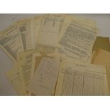 Various Second War Home Guard paperwork relating to the 21st (Eltham) County of London Home Guard