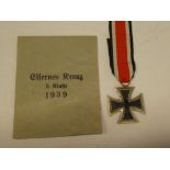 A Second War German Iron Cross,