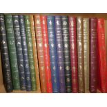 Sixteen decoratively bound volumes relating to Jersey and the Channel Islands including Jersey Sea