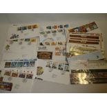 A selection of various GB first day covers with special cancels, stamp presentation packs etc.