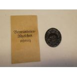 A Second War German Wound badge,