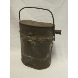 A First War German steel canteen with swing handle