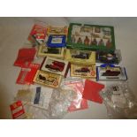 Various packets of Aero parts and accessories together with a small selection of various diecast