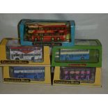 Five mint and boxed CSM Hong Kong buses