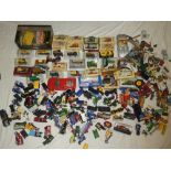 A large selection of boxed and unboxed diecast vehicles including Days Gone, Matchbox,
