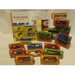 A selection of mint and boxed Matchbox models of Yesteryear vehicles of varying ages together with