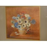 A** Winter-Shaw - watercolour "Anemones in a Bowl", signed, labelled to verso,