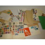 A selection of mixed World stamps, postal covers including Concorde 1969 cover etc.