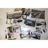 A selection of various photographs relating to Cornwall - transport including early snapshots of