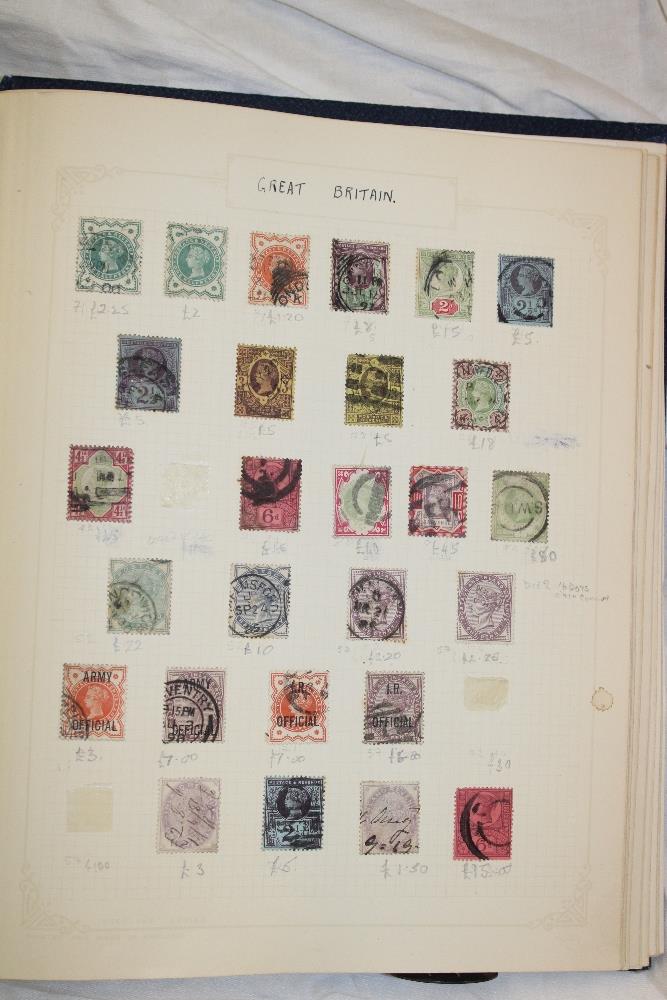 A folder album containing a collection of GB and World stamps, - Image 2 of 2