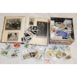 A large selection of various sets and part sets of cigarette cards, tea cards etc.