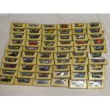 A collection of over 60 various Matchbox models of Yesteryear mint and boxed vintage vehicles in